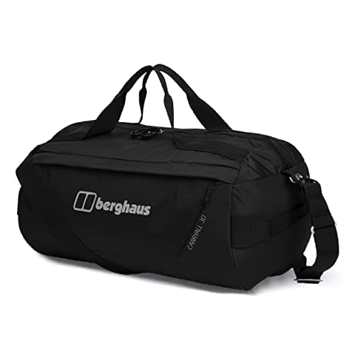 Berghaus Unisex Carry All Mule Holdall 30L Duffel Bag | Compact and Lightweight | Detachable Shoulder Stap Travel Holdall, Black/Black, One Size — view 2