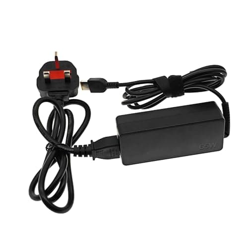 JZK 65W Laptop Charger 20V 3.25A AC Adapter Power Supply for Lenovo T430 T440 T450 T460 T560 E431 E440 E531 E540, Rectangle Yellow Slim Tip Adaptor for Thinkpad X/E/S/L/B/U/T/K/Z/Y/G, for Yoga Helix — view 5