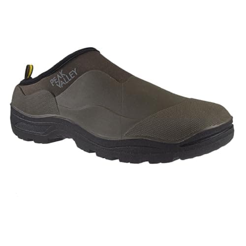 Mens Waterproof Shoes Neoprene Boots Slip On Outdoor Clogs Rubber Wellies Work Gardening Wellingtons Ladies Mules (Khaki Green, UK Footwear Size System, Adult, Men, Numeric, Medium, 11) — view 2