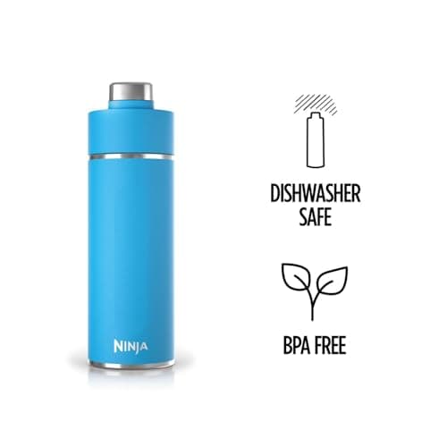 Ninja Thirsti 530ml Water Bottle, Tropical Blue DW1801EUUKSB — view 6