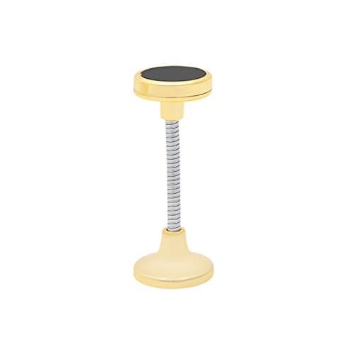 AQUARIUS Car Spring Magnetic Phone Holder, Gold 360° Rotation Dashboard Mount with 3M Adhesive Base, Universal Hands-Free Dashboard Cradle for iPhone & Android Smartphones — view 4