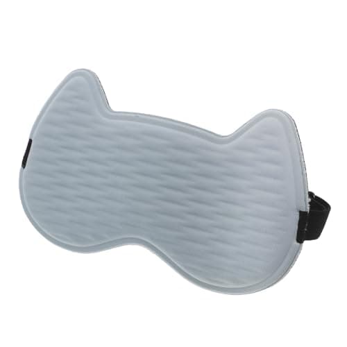 VALICLUD Sleep Mask Bear Shape with Adjustable Elastic Strap Plush Memory Foam Eye Cover for Teens and Light-Blocking Soft Sleeping Mask for Bedtime Naps Travel and Relaxation