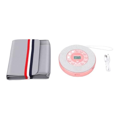 Sorandy Bluetooth Portable CD Player for Car, Travel (Pink) — view 6