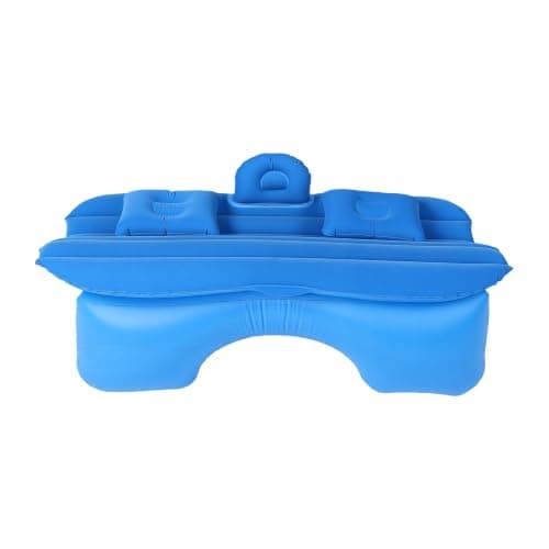 XUMIUZIY Car Air Mattress Inflatable Bed Back Seat Camping Pad (Blue)
