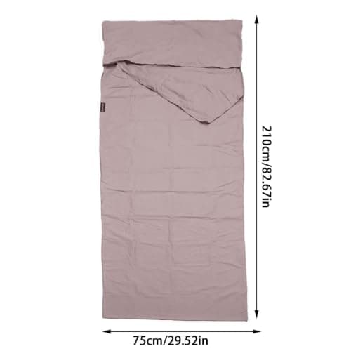 Silk Cotton Travel Sleeping Bag, Sleep Sack, Compact Liner — view 4