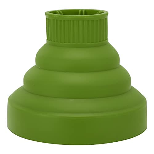 LUCKDANO Curl Adapter for Universal Collapsible Hair Dryer Diffuser | Travel-Friendly Folding Design | Advanced Silicone Material for Even Heat Distribution | Compatible with 1.6-2in Hair (Green) — view 6