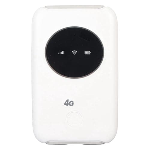 ZAICOLER 4G USB Modem, 150Mbps Unlocked Mobile Hotspot with SIM Card Slot, 3200mAh Rechargeable Battery Router, Connect Up to 10 Devices, Wireless Portable WiFi Router