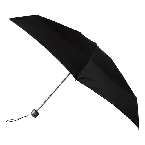 totes® Xtra Strong Mini ECO-BRELLA® Umbrella, Windproof, Black