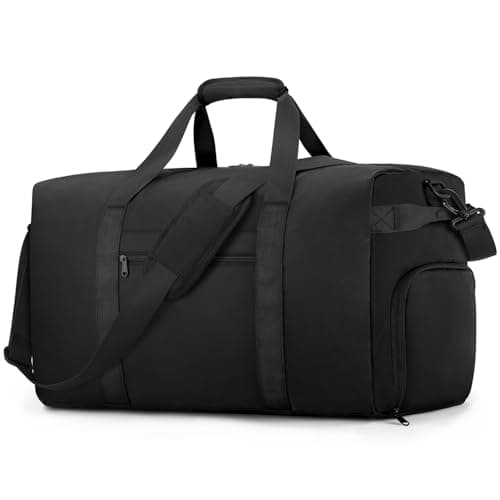 ETRONIK Large Travel Duffle Bag, 50L Sports Gym Bag with Shoe Compartment