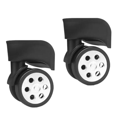 4PCS Luggage Replacement Wheels - Universal Suitcase Roller Bearings Heavy-Duty Caster Hardware for Easy Repair of Rolling Luggage Gold Color