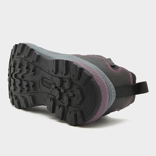 Peter Storm Women's Flight Waterproof Shoes with Softshell Upper, StormShield Protection & Grippy Lug Sole (Black/Purple, UK Footwear Size System, Adult, Women, Numeric, Medium, 8) — view 4
