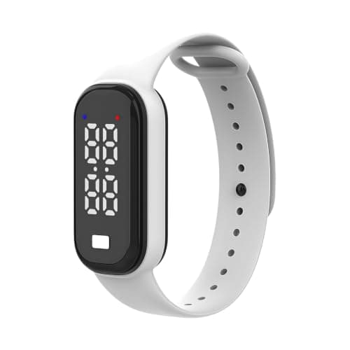 Ultrasonic Mosquito Repellent Bracelet, Electronic Insect Repellent Watch, Rechargeable Anti Mosquito Bracelet & Insect Repellent Band, Long Lasting Protection Ultrasonic Mosquito Repellent (White)