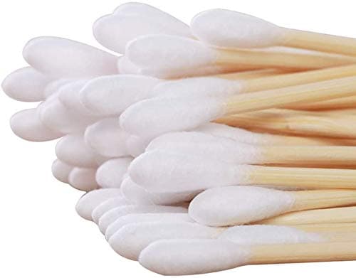 CS Beauty - 300 Eco Friendly Bamboo Earbuds Cotton Swabs - Plastic Free Baby Cotton Buds Biodegradable - Ear Buds for Makeup, Crafts, Cleaning, & Baby Hygiene, white — view 5