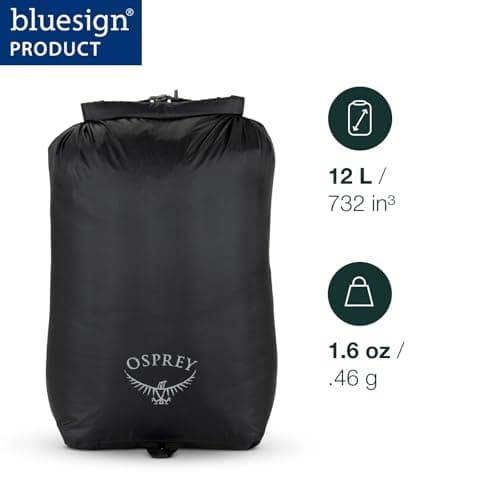 Osprey Ultralight Dry Sack, 12L, Black — view 2