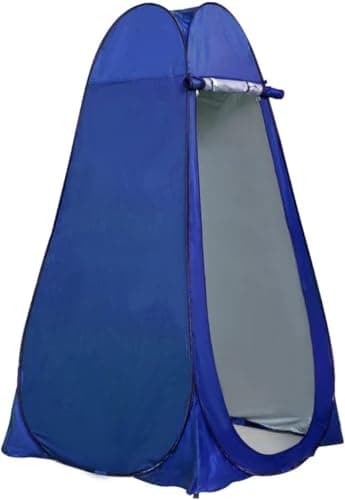 BREEZENEST Pop Up Camping Tent 2-3 Person, Waterproof Windproof Instant Pop-Up Tent 4 Season Portable Privacy Tent for Camping Hiking Outdoor Shelter with Carry Bag (Blue)