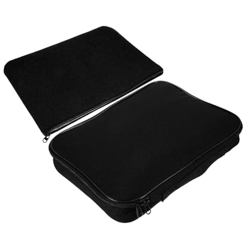 TEMPNAP 2pcs Multi-Layer Document Storage Box with Combination Lock, Large Capacity Gorsgrain Paper Files Case for Home and Travel Organiser