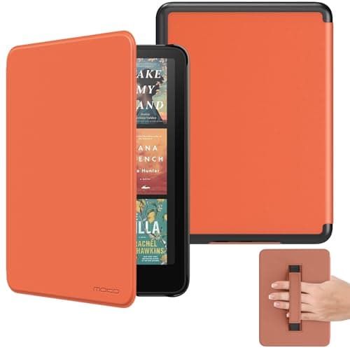 MoKo Case for 7" Kindle Paperwhite 12th Gen 2024 & Colorsoft, Orange