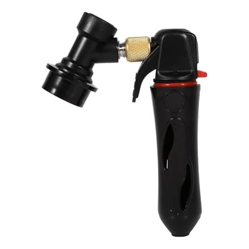 Tuesoa Portable Co2 Charger Injector Ball Lock Gas Disconnect Compact Beer Wine Soda Charger Fitting HomeBrew Beer Kegs Draft Beer Dispenser CO2 Injector