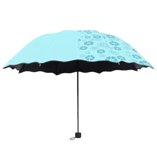 Sun Umbrella UPF 50+ UV Protection Umbrella SPF 50 Compact (Sky blue)