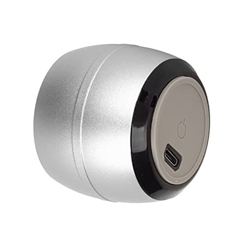 Dpofirs Mini Bluetooth Speaker, IP67 Portable Wireless Speaker with Built in Mic USB Charging for Shower Outdoor Travel (Silver) — view 3