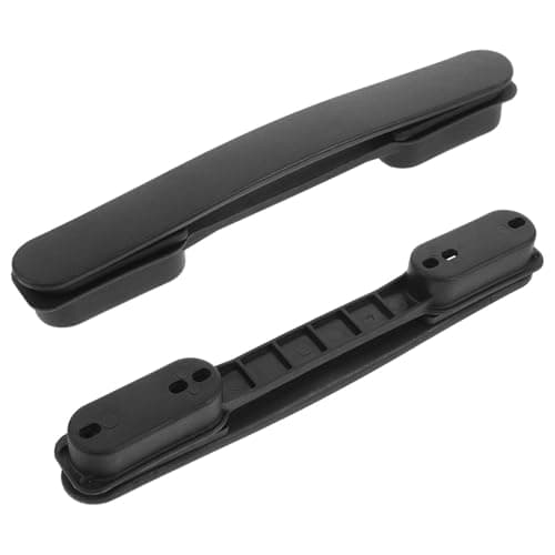 2pcs Black Plastic Luggage Handle Grip Replacement for Suitcase Repair