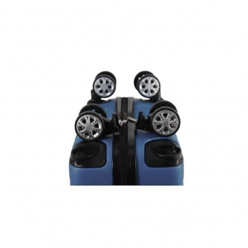 40x25x20cm Underseat Cabin Suitcase, Navy, Removable Wheels — view 5