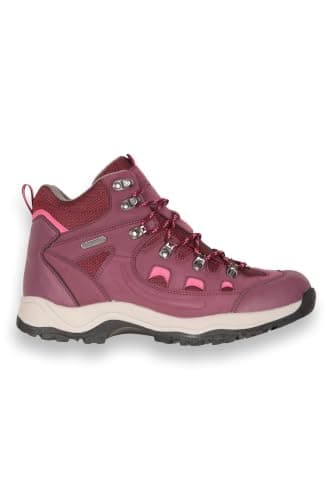 Mountain Warehouse Adventurer Womens Waterproof Boots Burgundy 7 — view 2