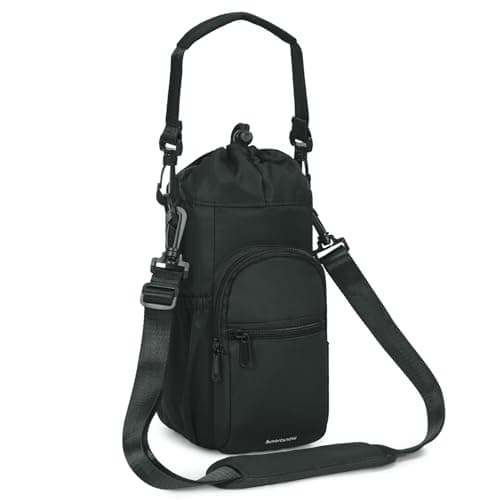 sportsnew Water Bottle Carrier with Shoulder Strap Insulated Bottle Holder