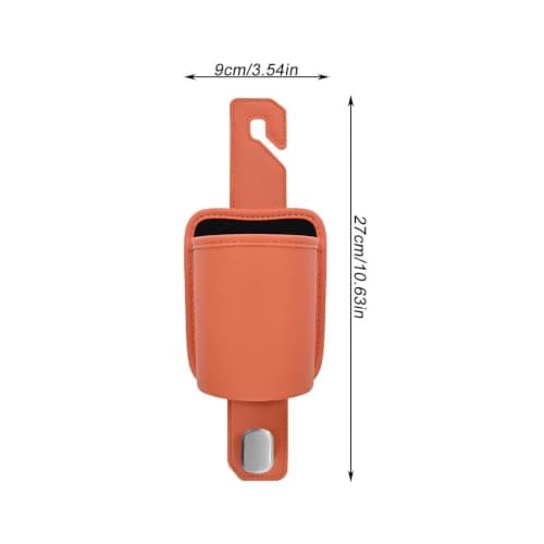 Headrest Cup Holder - Car Water Bottle Organizer, Drink Storage Hanger 104g — view 2