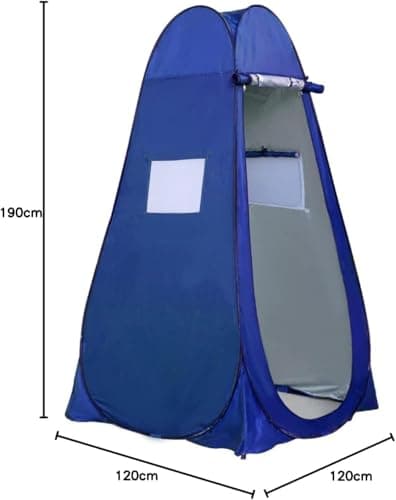 BREEZENEST Pop Up Camping Tent 2-3 Person, Waterproof Windproof Instant Pop-Up Tent 4 Season Portable Privacy Tent for Camping Hiking Outdoor Shelter with Carry Bag (Blue) — view 2