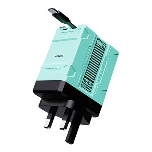 2 In 1 Fast Charger 120w,2025 New Scalable Retractable 120w Fast Charger Module,Multi Charger Adapter Wall Plug,All in 1 Foldable Charging Adapter Wall Plug for Phone, Tablet (Sky Blue)