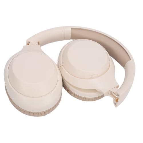Wireless Over Ear Headphones Long Playtime Deep Bass Stereo Headphones for Travel Home Office 3.5mm Wireless Noise Cancelling (Khaki) — view 4