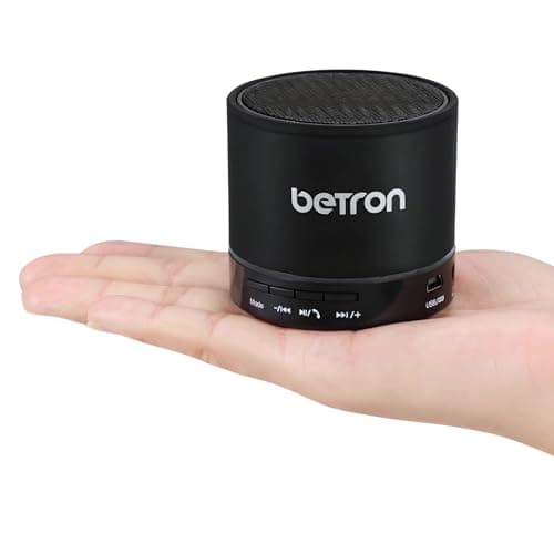 Betron KBS08 Bluetooth Speaker, Wireless, Portable, Mini, Black — view 6