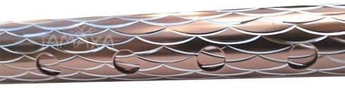 TAMAKA® Rose Gold Premium Ladies Engraved Etched Adjustable Walking Stick Cane with Soft Grip Gel Ergonomic Handle for Women Sparkly Glitter Design Petite or Tall - 25.5” - 35.5” — view 5