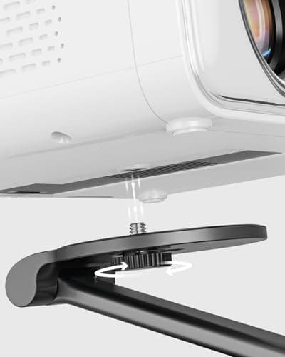 Aurzen Roku TV Smart Projector with Foldable Stand, 1080P FHD, Dolby Audio, Auto Focus & Keystone, Zoom, Movie Portable Outdoor Mini Projector — view 5