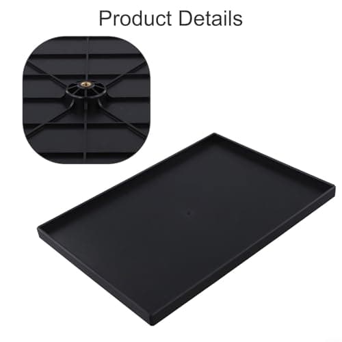 Tripod Mounting Tray for Projector - Equipment Platform Holder with 1/4 Inch Screw Adapter, Lightweight Plastic Stand for DJ, Studio, and Travel Use — view 6