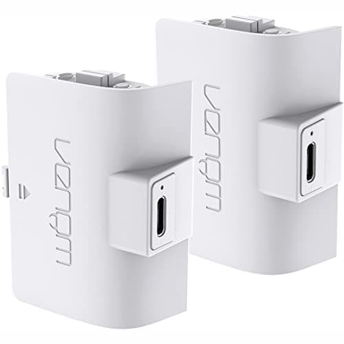 Venom High Capacity 1100mAh Rechargeable Battery Twin Pack - White (Xbox Series X & S/Xbox One) — view 3