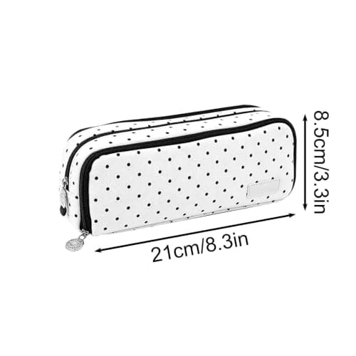 Polka Dot Pencil Case, Cute Pencil Case, Storage Bag for School Office — view 3