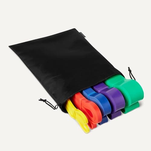 Amazon Basics Exercise Resistance Bands for Working Out, Set of 5 — view 4