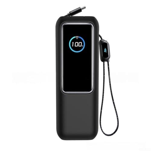 Protective Silicone Skin for Anker Zolo for battery Pack - Non-Slip Soft Sleeve Cover for Laptop Power Bank Travel Use 160.4mm Length(Black)