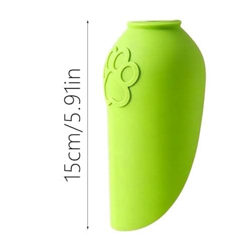 Portable Dog Water Bottle Adapter, 2 Pack Silicone Drinking Cap for Dogs, Practical Folding Water Container, Silicone Portable Dog Bottle Dispenser for Pet Outdoor Walking and Camping — view 3