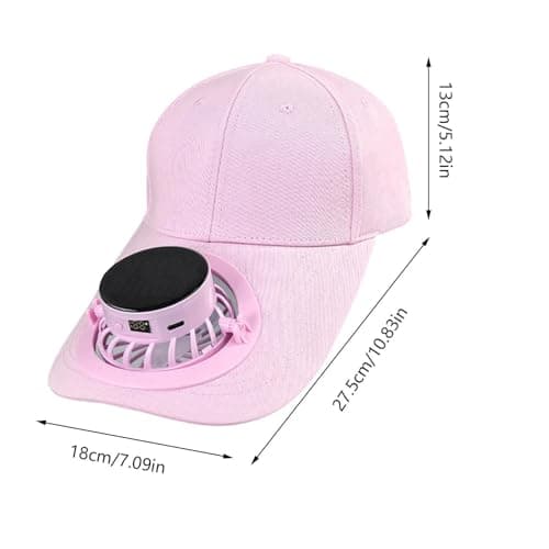 Sun Hat with Fan Detachable Digital Display USB Rechargeable Protection — view 6