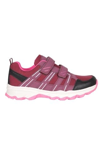 Mountain Warehouse Cannonball Kids Adaptive Shoes Berry 2 — view 2