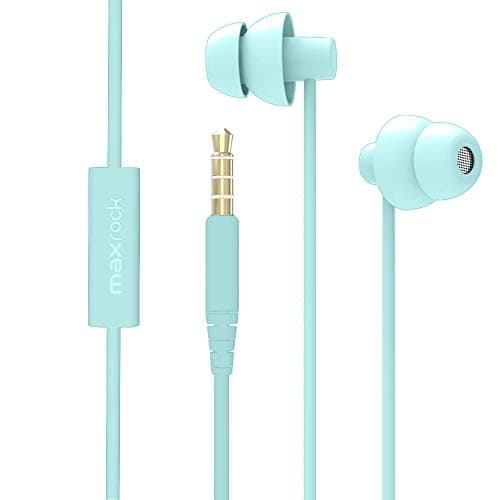 Ururtm Sleep Soundproof Earbuds Headphones, Noise Isolating Soft Earbuds for Sleeping, Nighttime, Insomnia, Side Sleeper, Snoring, Travel, Meditation & Relaxation (Light Green)