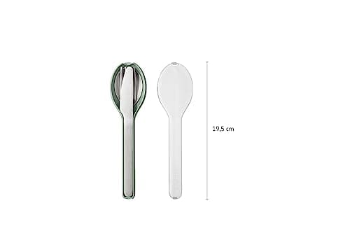 Mepal – Cutlery 3-piece Set Ellipse – Cutlery Set On The Go - Consists of A Knife, Fork & Spoon - Cutlery Set with Travel Case – Stainless Steel - Nordic Blue — view 6