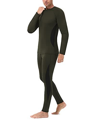 Roadbox Men's Thermal Underwear Set, Fleece Lined Base Layer Long Johns — view 2