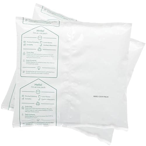 Reusable Ice Gel Pack Multipurpose Ice Cold Pack for Sports Muscle Injury Picnic Camping Food Cooler Ice Packs (5 Pack) — view 5
