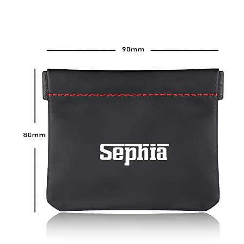 Betron Earphone Case, Small Soft Carry Pouch for Earbuds and In-Ear Headphones, Protective Travel Holder in Black — view 2