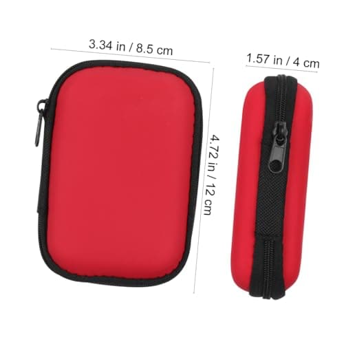 KONTONTY Data Cable Storage Zipper Bag Portable Eva Organizer for Travel — view 2