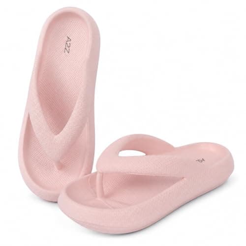 A2Z Women EVA Flip Flops Lightweight - Slider LDS 1304 Pink 5/6 UK